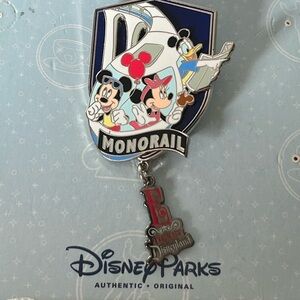 Disney Parks DLR E-Ticket Monorail LE Pin